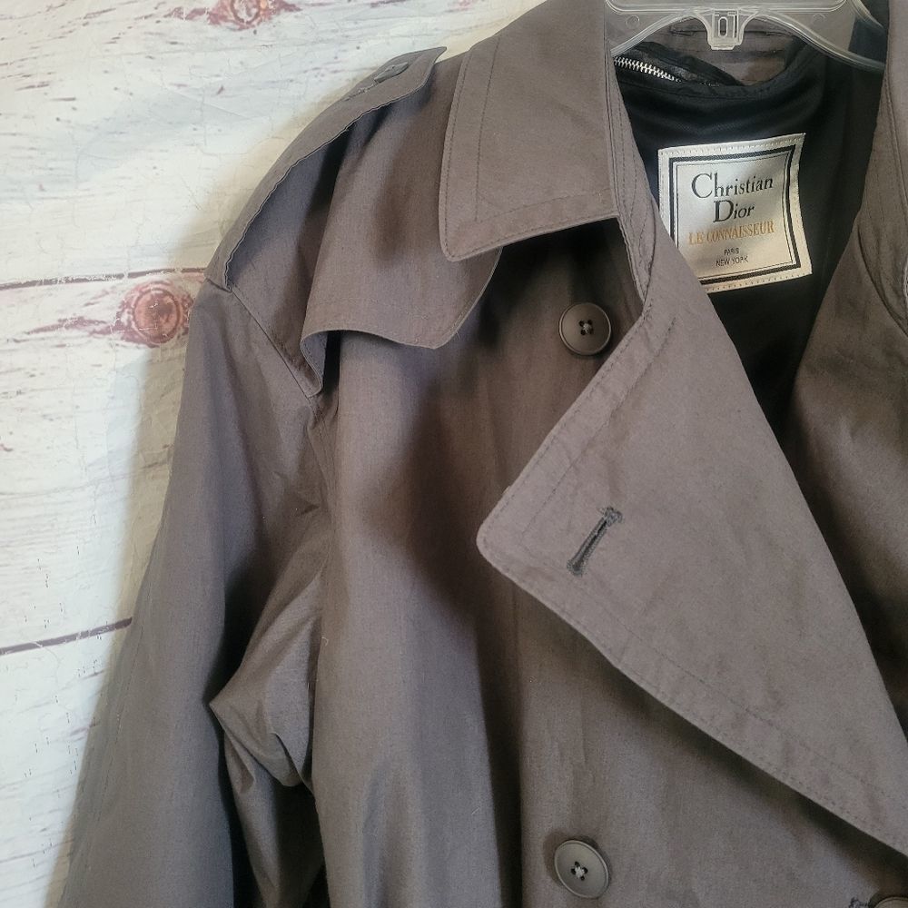 Christian Dior Le Connaisseur Trench Coat Vintage - Picture 6 of 9